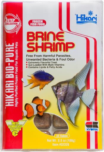 Brine Shrimp Fish Food Cube Pack ·