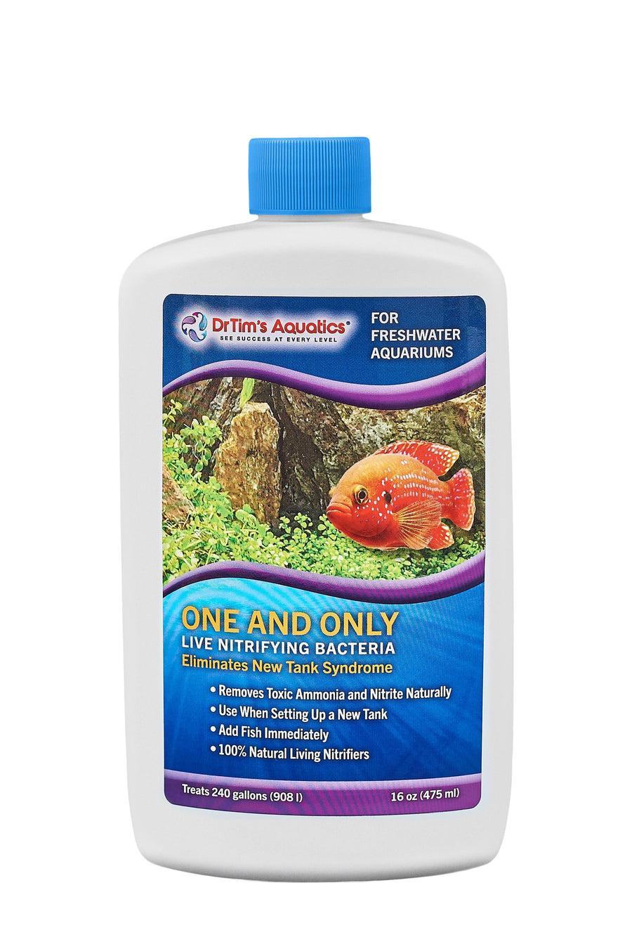 Dr. Tm's One & Only Freshwater Bacteria 16 oz (240 Gallon)