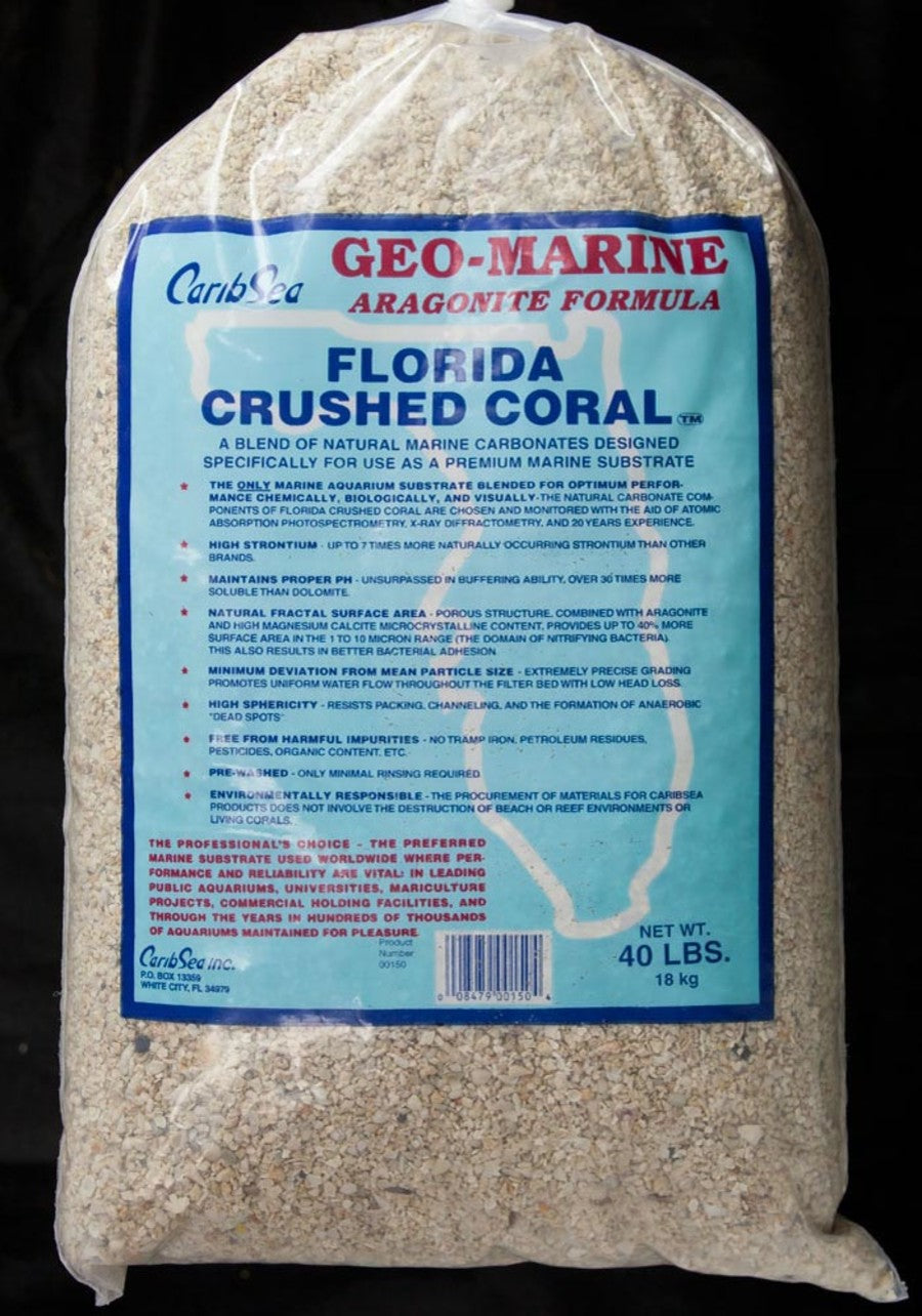 Florida Crushed Coral Substrate 40 lb ·