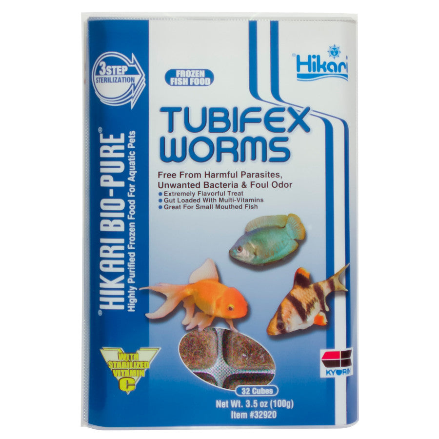 Tubifex Worms Cube Pack 3.5 oz