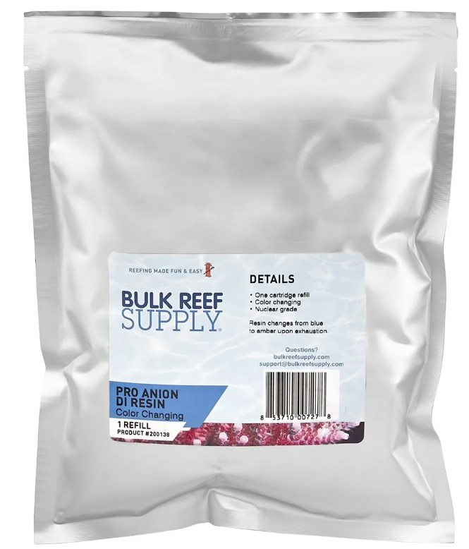 Anion Deionization Resin (Color Changing) 1.25 lbs.
