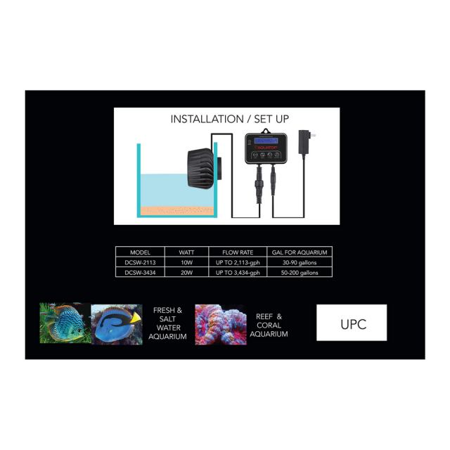 Forza DC Wave Maker Pump 2113 gph