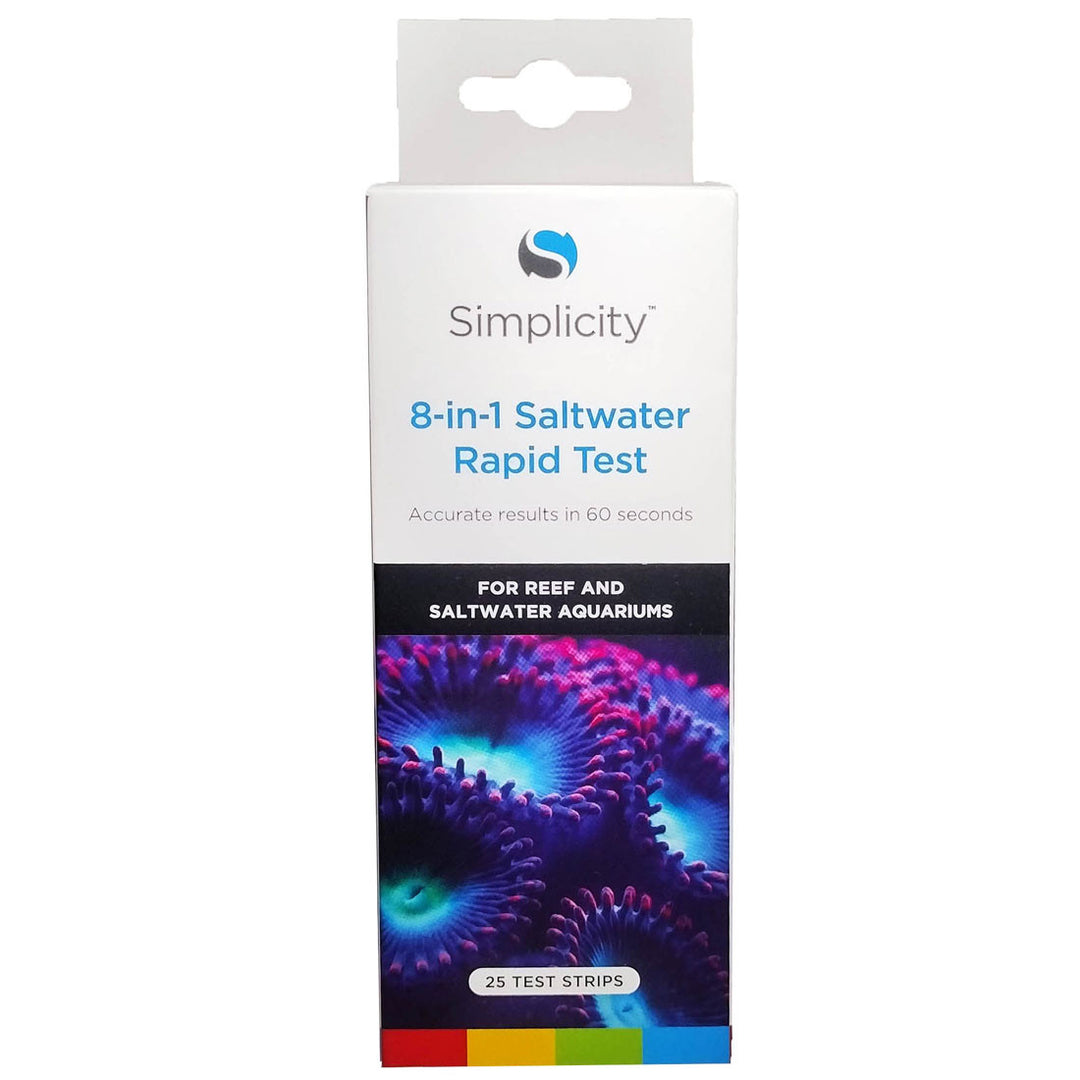 8-in-1 Saltwater Rapid Test - 25 Test Strips