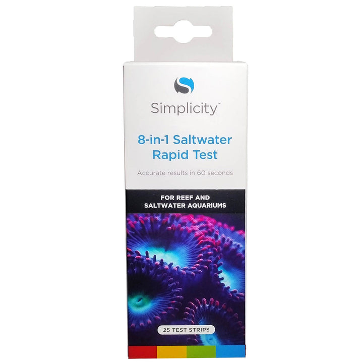 8-in-1 Saltwater Rapid Test - 25 Test Strips