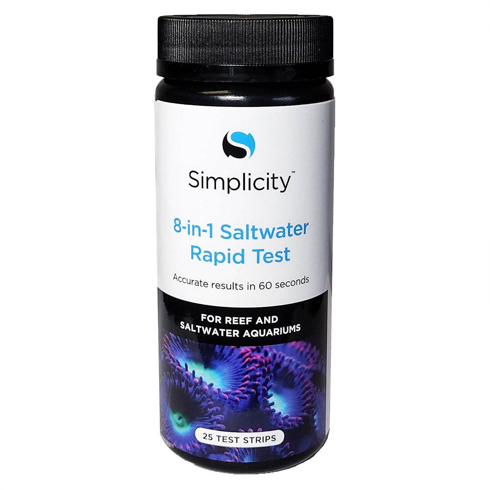 8-in-1 Saltwater Rapid Test - 25 Test Strips