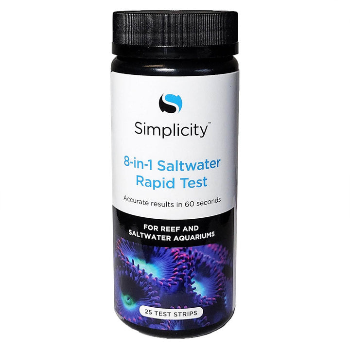 8-in-1 Saltwater Rapid Test - 25 Test Strips