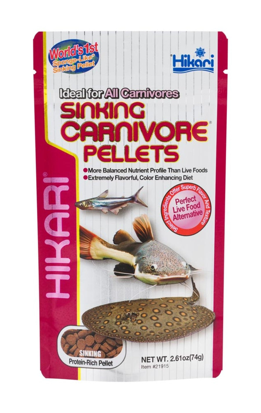 Hikari Sinking Carnivore Pellet 2.6 oz