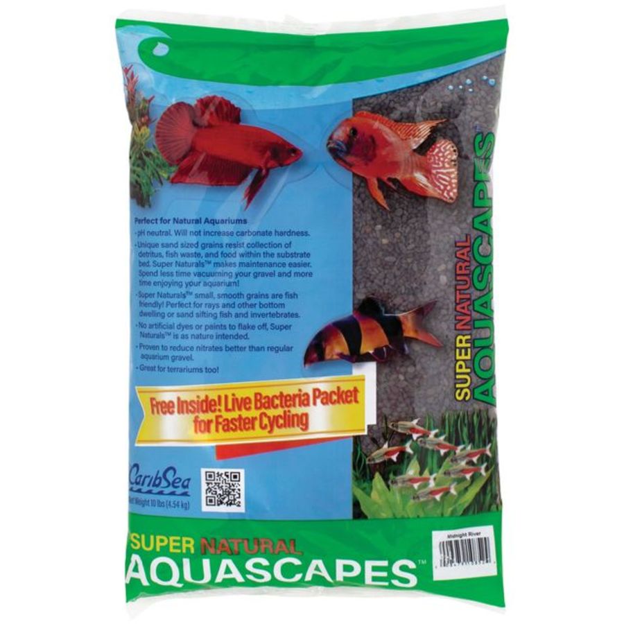 Super Naturals Midnight River Aquarium Gravel 20 lbs