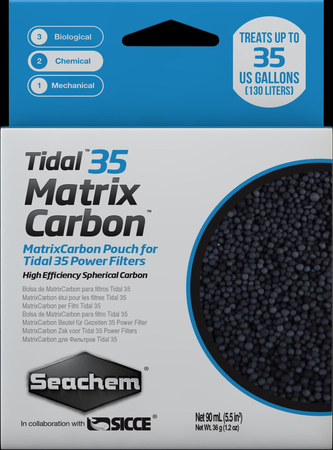 Seachem Tidal 35 Matrix Carbon