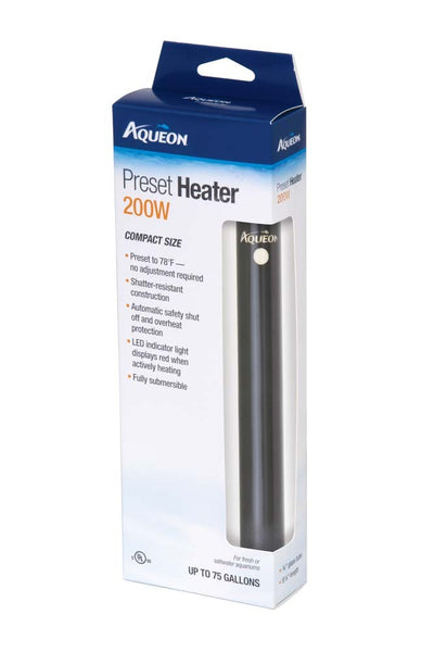 Aqueon preset aquarium heater 200 watt