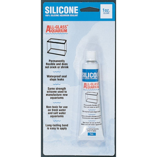 Aqueon silicone clear sealant 1oz