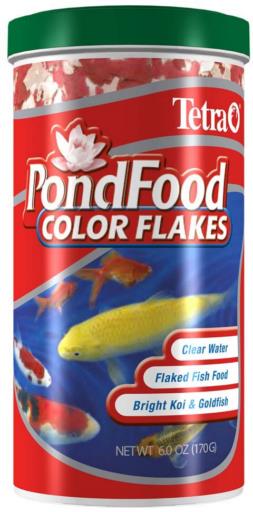 Tetra Pond Flake Color Food 6 oz 1 liter