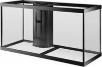 Aqueon 90 gallon aquarium 1 overflow black 48x18x24
