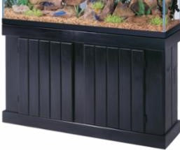 Aqueon pine cabinet 48x18 black