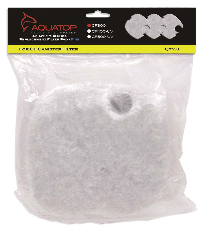 Aquatop Replacement White Filter Pads CF-300 3pk