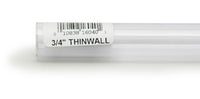 Lee's Thinwall Rigid Tubing 3/4in x 36in