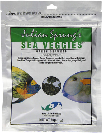 Two Little Fishies Sea Veg-Green Seaweed 1 oz.