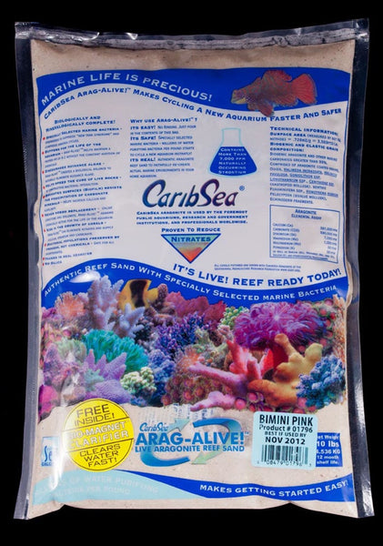 CaribSea Arag-Alive Bimini Pink 10 lb