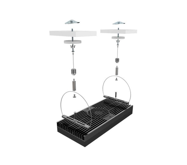 Aqua Illumination HMS Hydra Single Light Hanging Kit Black
