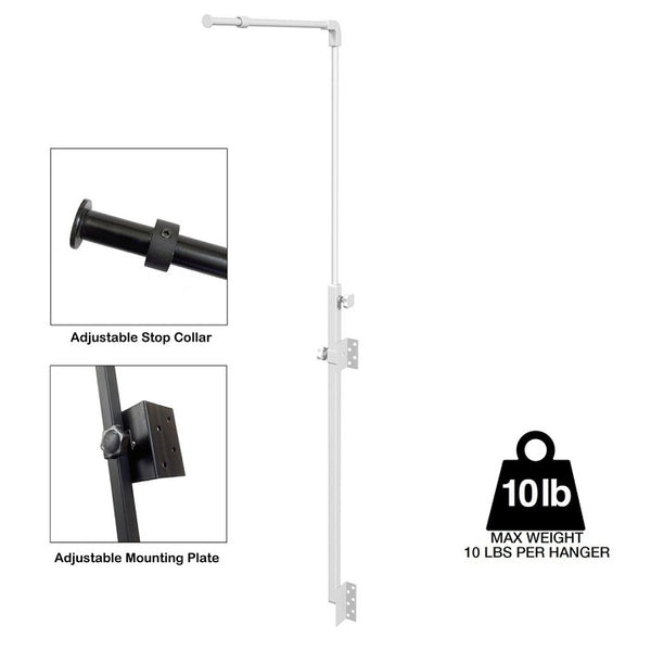 Universal / Hybrid Light Fixture Hanger (White)