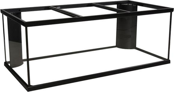 180 Gallon (2 Corner Overflows) Black 72x24x24
