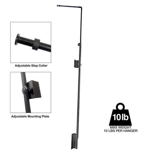Universal / Hybrid Light Fixture Hanger (black)