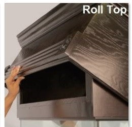Heritage Roll Top Canopy 24"x24" Black