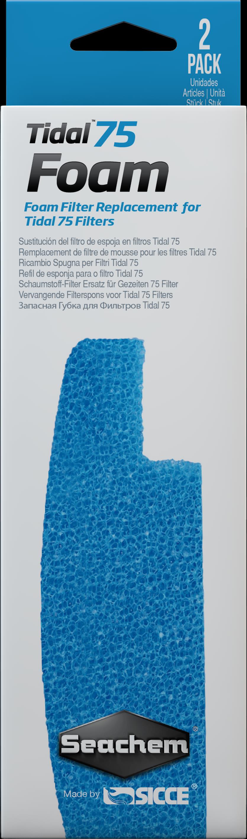 Seachem Tidal 75 Foam 2pk