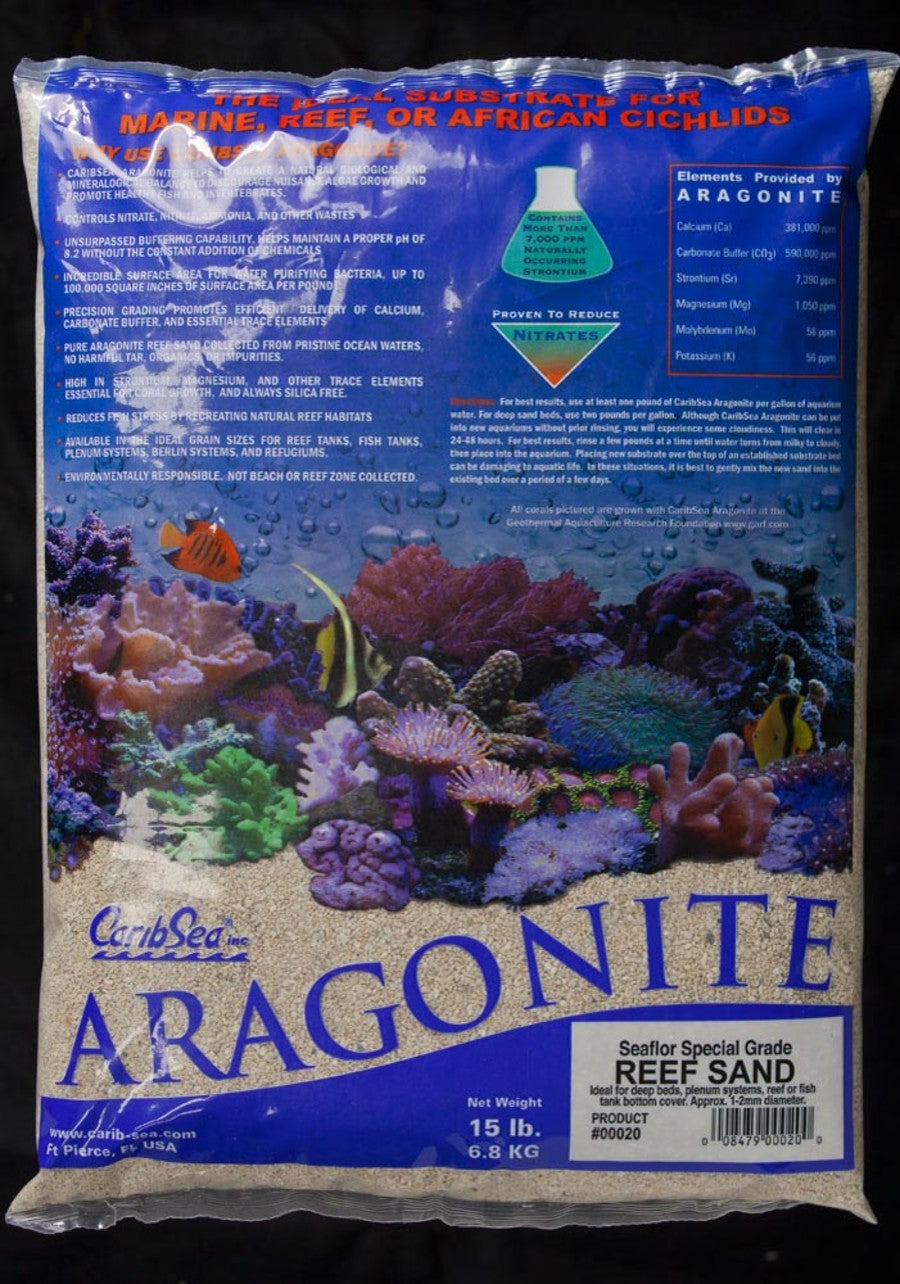 CaribSea Aragonite Special Grade Reef Sand 15 lb