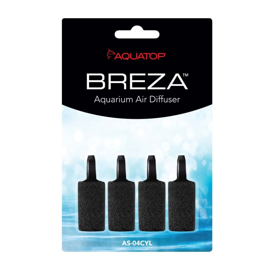 1 inch 4 pk Aquatop BREZA Aquarium Diffuser Air Stone Black