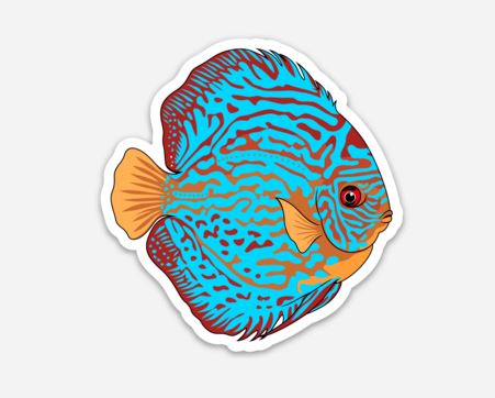 Discus 1 Sticker 3"