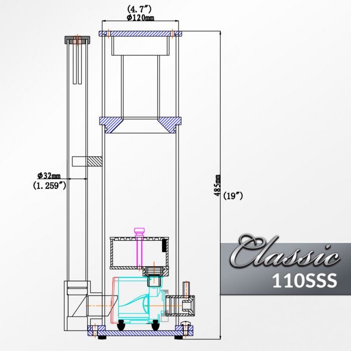 Classic 110SS Protein Skimmer