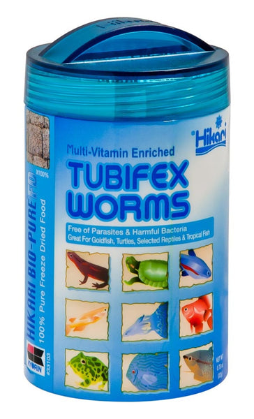Tubifex Worms Freeze Dried Fish Food 0.78 oz