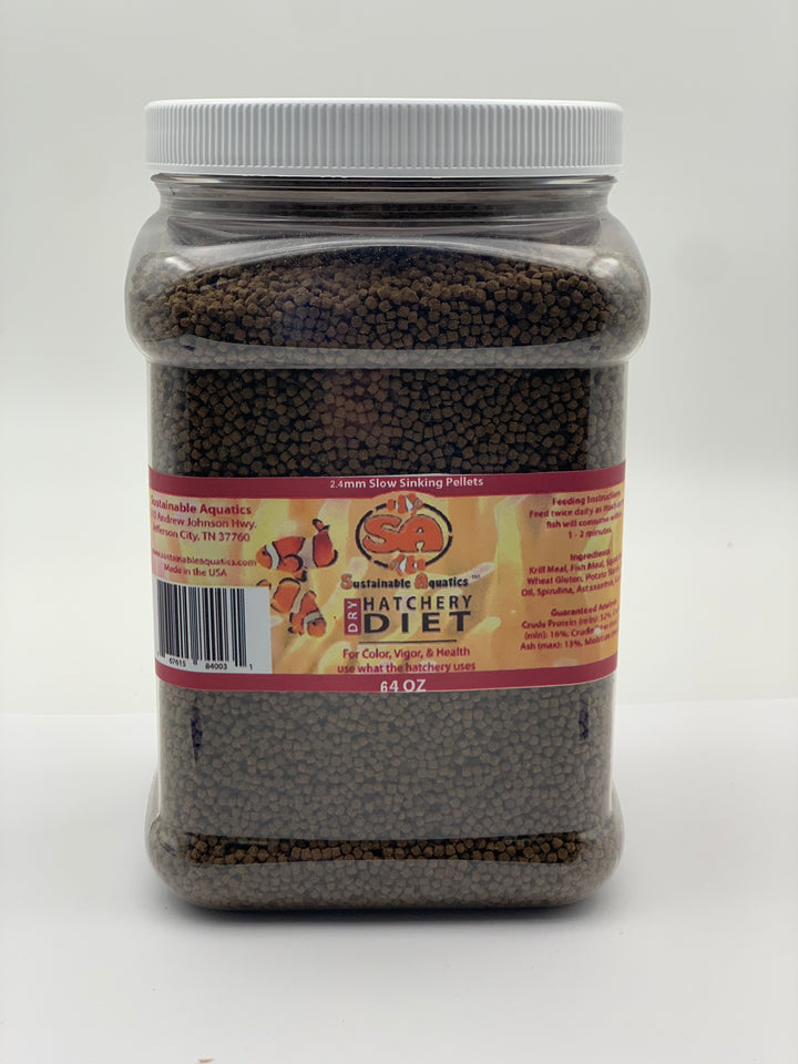 Hatchery Diet 2.4 mm