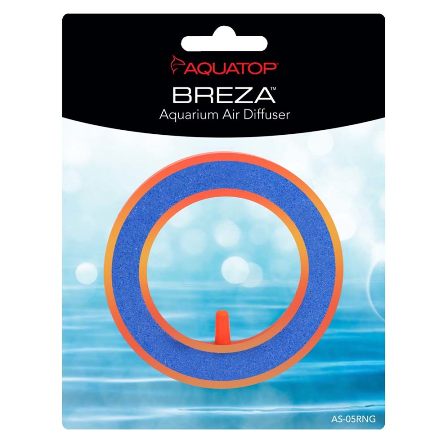 Aquatop Ring Air Stone Orange, Black 1ea/5 in